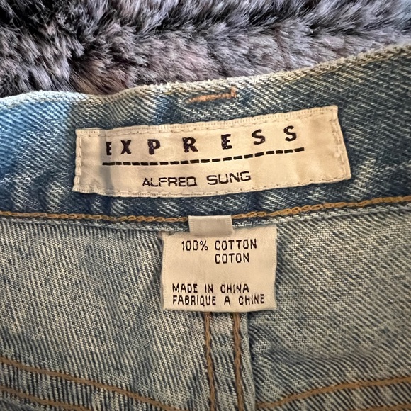 Alfred Sung Denim Skirt, Like New - Picture 3 of 5